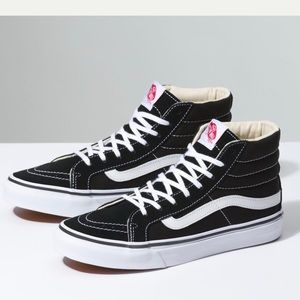 Tall black vans